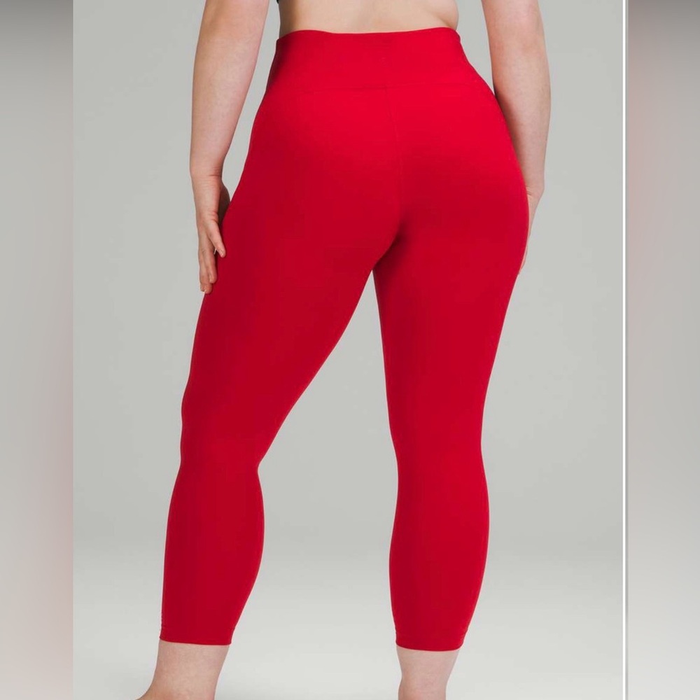 Lululemon Instill High-Rise Tight 25" Dark Red Leggings 🧘‍♀️ 🏃🏻‍♀️